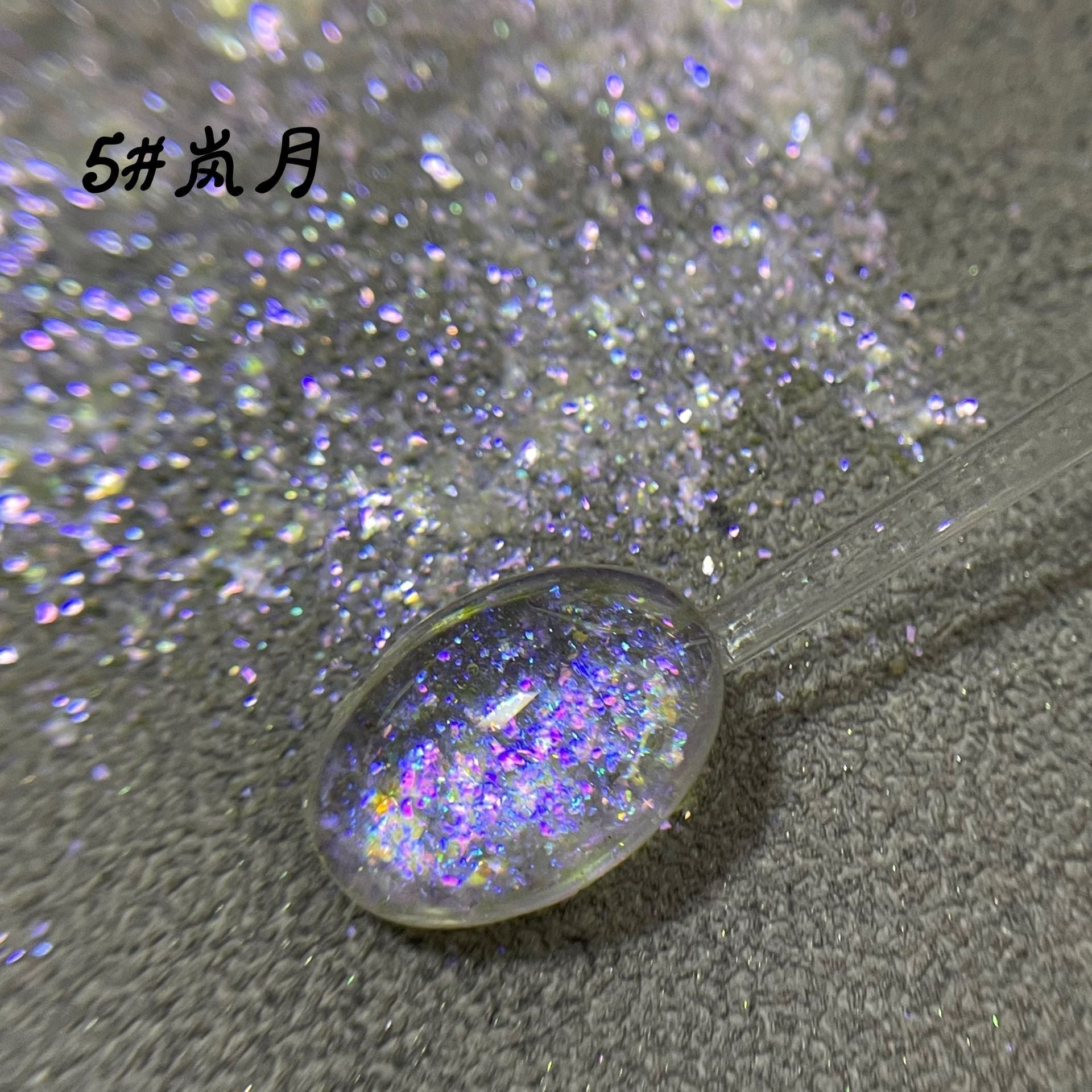 1Pc Shiny Mermaid Glitter Nail Hexagon Sequins Holographic Flakes Chunky Mixed Color DIY Manicure Decoration Design Accessories F9-5