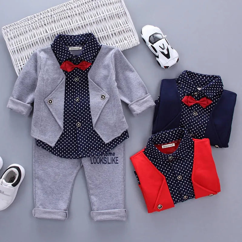2024 Fashion Autumn Baby Boys Clothes Set Boys Sport Suit Children Sets Kids Clothes Denim Clothes For Boys Clothing 1 3 4 Year