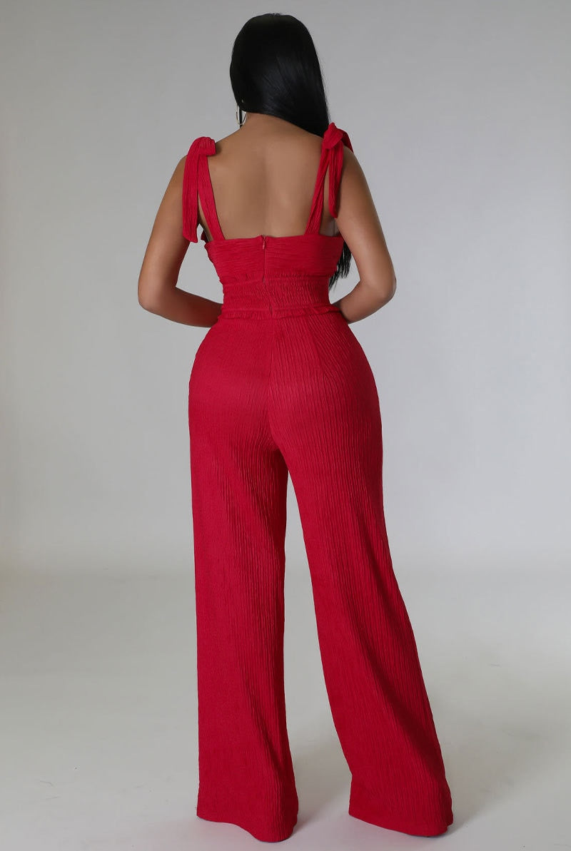 2024 Summer Casual One Piece Jumpsuits For Women Solid Sleeveless Lace Up Backless Pants Street Trendy Female Overalls