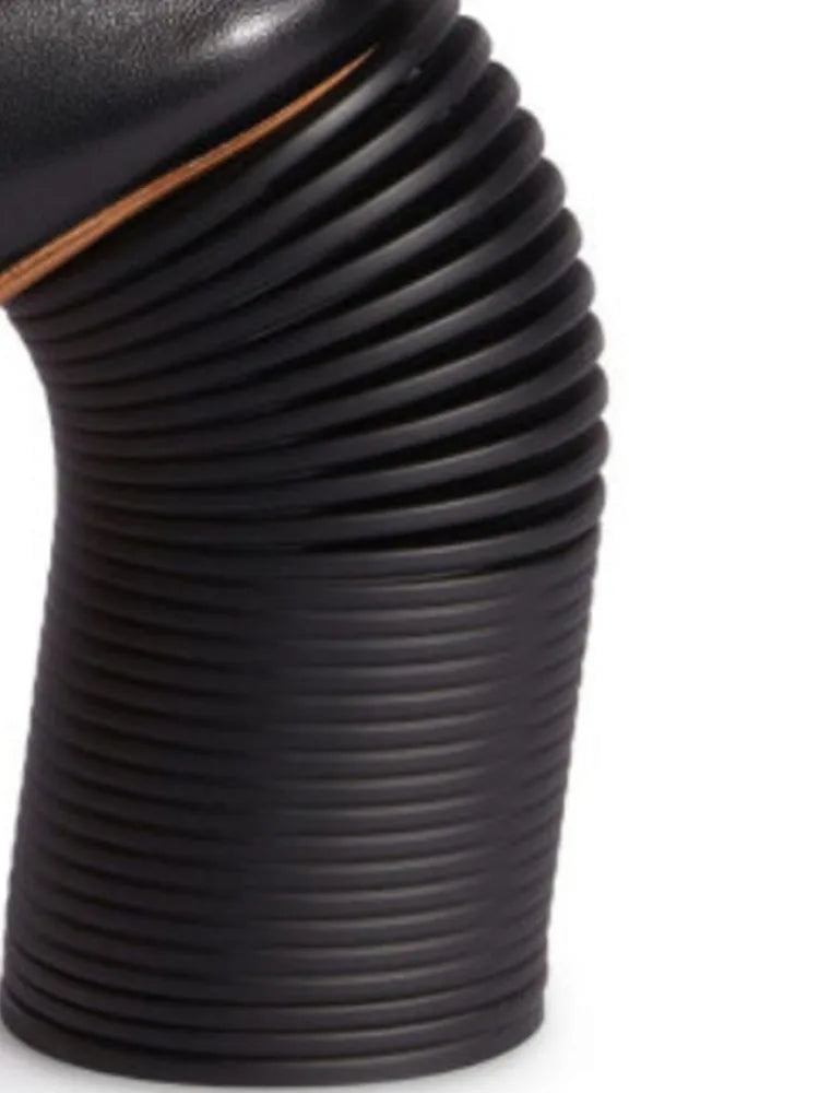 2024 Summer Shaped High Heel Women's Sandals Fashion Open Toe Square Head Muller Shoes 44 Large Women's Slippers 521-white 2