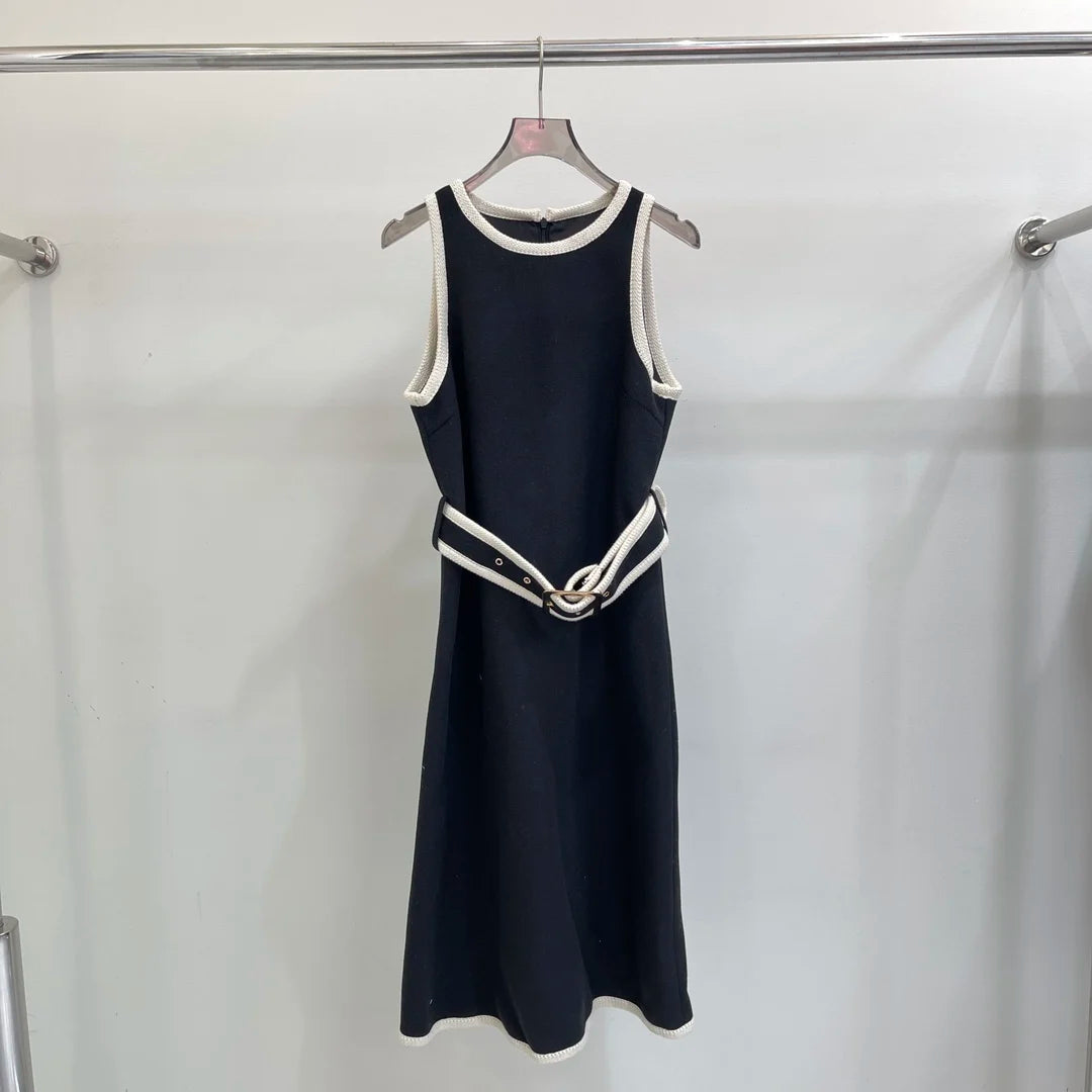 2024 autumn and winter women's high-end custom-made two-piece set Jacket + Dress