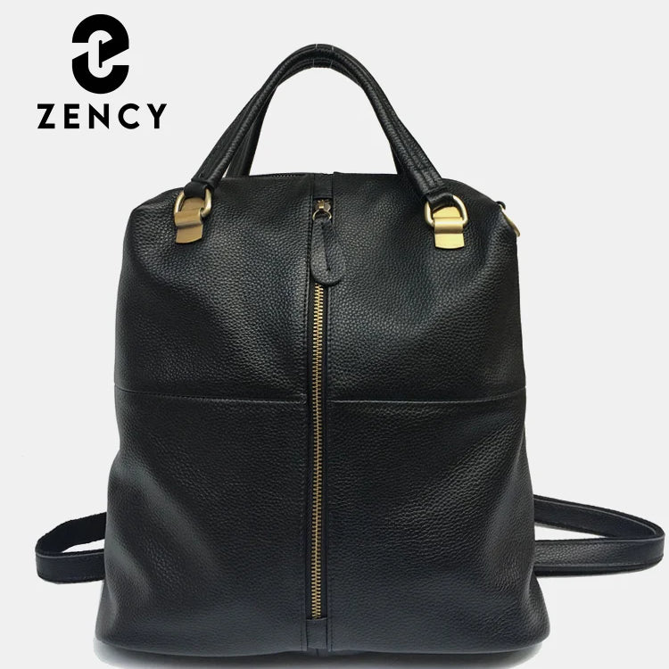 Vintage Women's Genuine Leather Outdoor Backpacks Anti-Theft Large School Bag Designer Travel Satchel Shoulder Crossbody