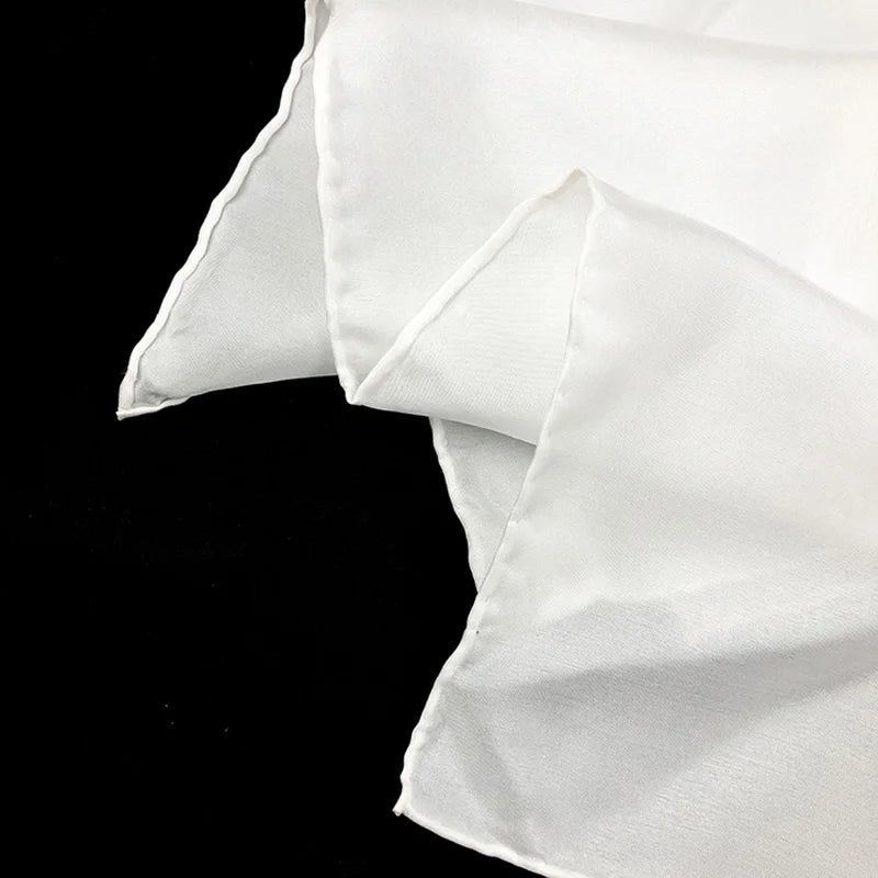 100% Pure Silk Plain White 8mm Habotai Hand Rolled Lady Long Silk Scarf for Painting and dyeing