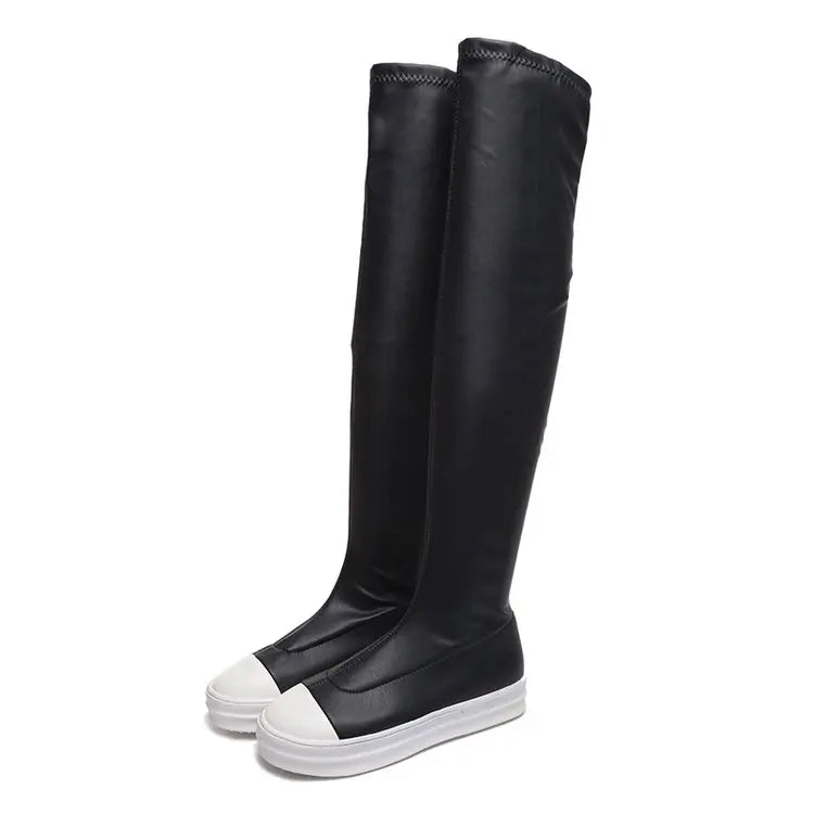 Shoes Winter Casual Women Boots Black Over the Knee Boots Sexy Female Autumn Winter lady Thigh High Boots