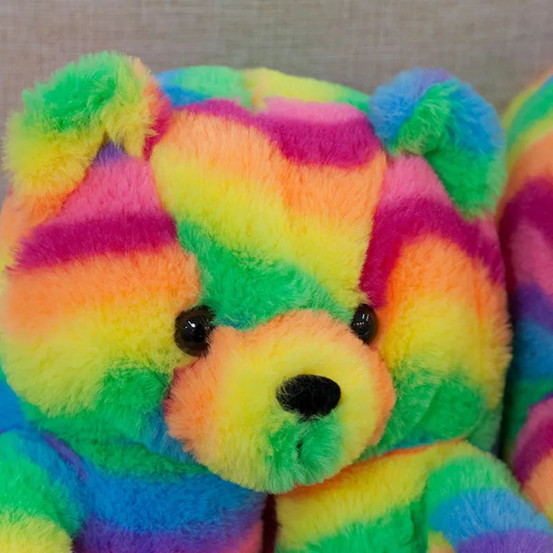 Multi-colors Cute Bear Fur Slippers Women Girls Warm Animal Slipper Female Indoor House Shoes Casual Soft Woman Fur Flipflops