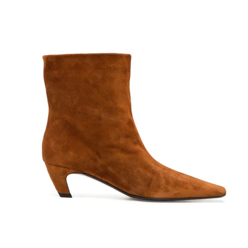 Big Size 34-43 Women's Shoes 2024 Autumn Winter Elastic boots Nubuck Flock Chelsea boots Tip Knee High Knight Long Boots