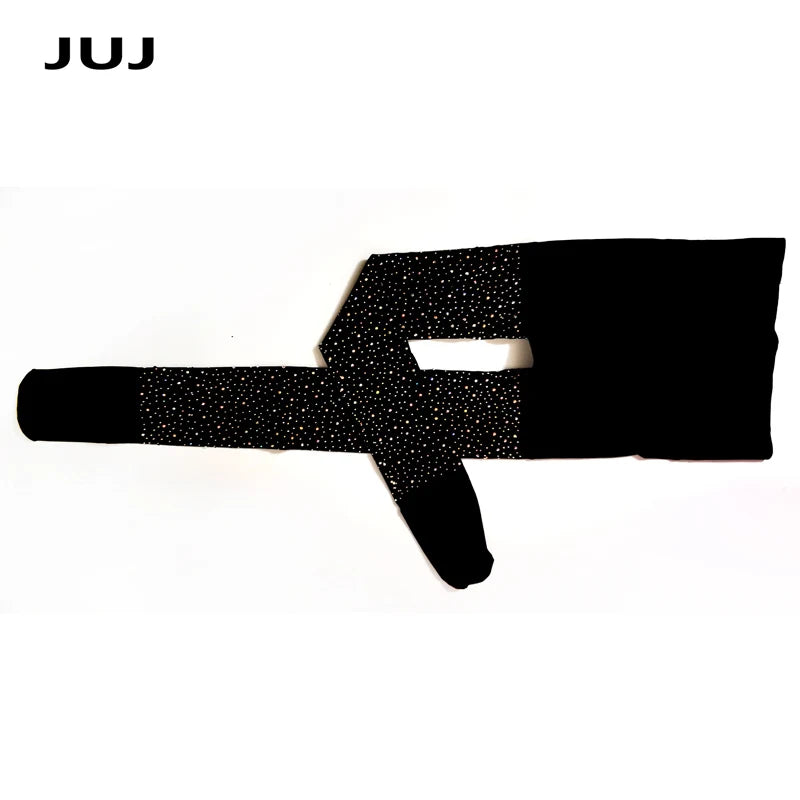 Sexy Women Plus Size Rhinestone Tights 100DEN Stretchy Bling Crystal AB Autumn Winter Diamond Thick Pantyhose