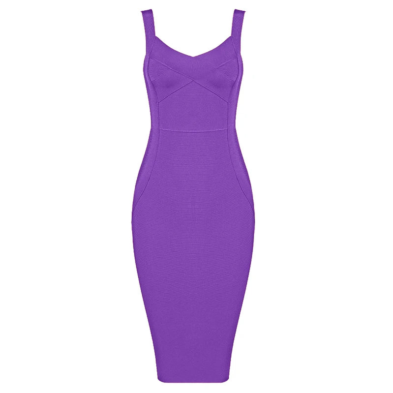 Vestido de festa de rayon elegante roxo rosa bodycon celebridade vestido de bandagem para boate