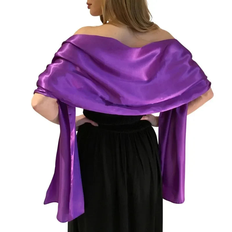 19 Colors Wrap Shaw Long Formal Wedding Party Ladies wrap shawl Elegant Evening Bridal shawl wrap fashion brand scarves purple