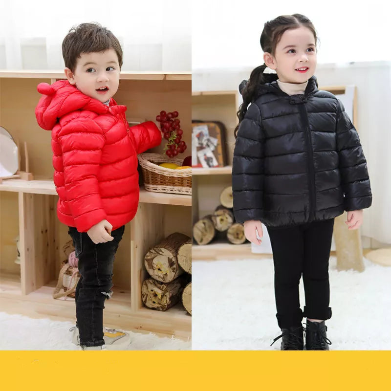 Baby Girls Jacket Spring Autumn Winter Jacket For Girls Coat Kids Warm Hooded Outerwear Children Clothes Infant Girls Coat