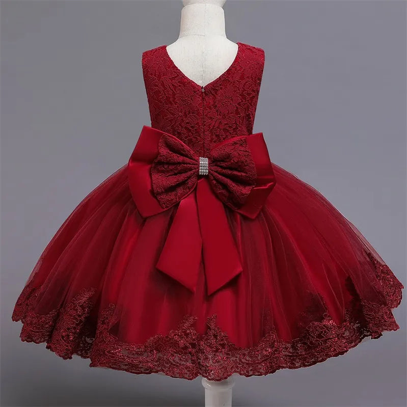 Fashion Wedding Birthday Party Dress Christams Dress For Girl 1-5 Years Girls Dress Elegant Tutu Vestidos Kids Clothes