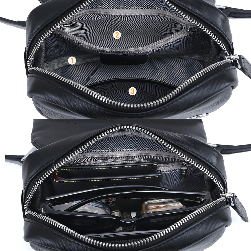 Fashion Chain Small Crossbody Bag for Women Soft Leather Shoulder Bag Design Diamond Lattice Handbag Square Messenger Bags