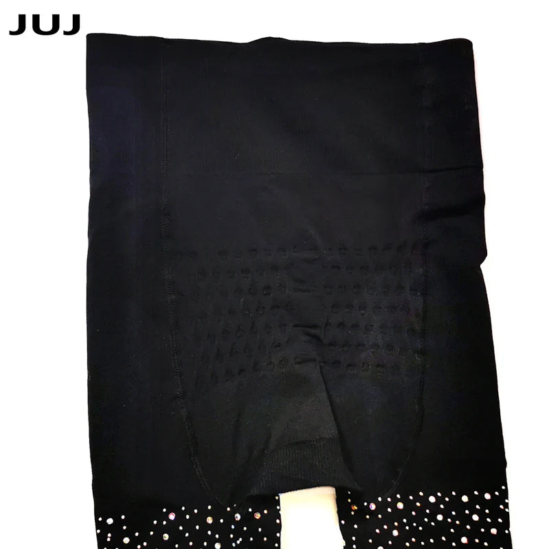 Sexy Women Plus Size Rhinestone Tights 100DEN Stretchy Bling Crystal AB Autumn Winter Diamond Thick Pantyhose