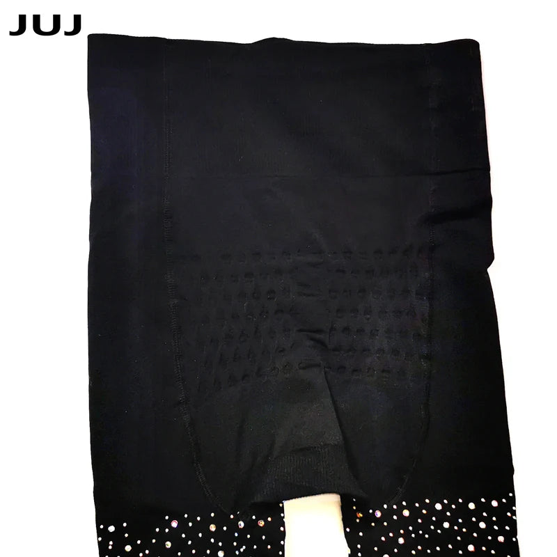 Sexy Women Plus Size Rhinestone Tights 100DEN Stretchy Bling Crystal AB Autumn Winter Diamond Thick Pantyhose