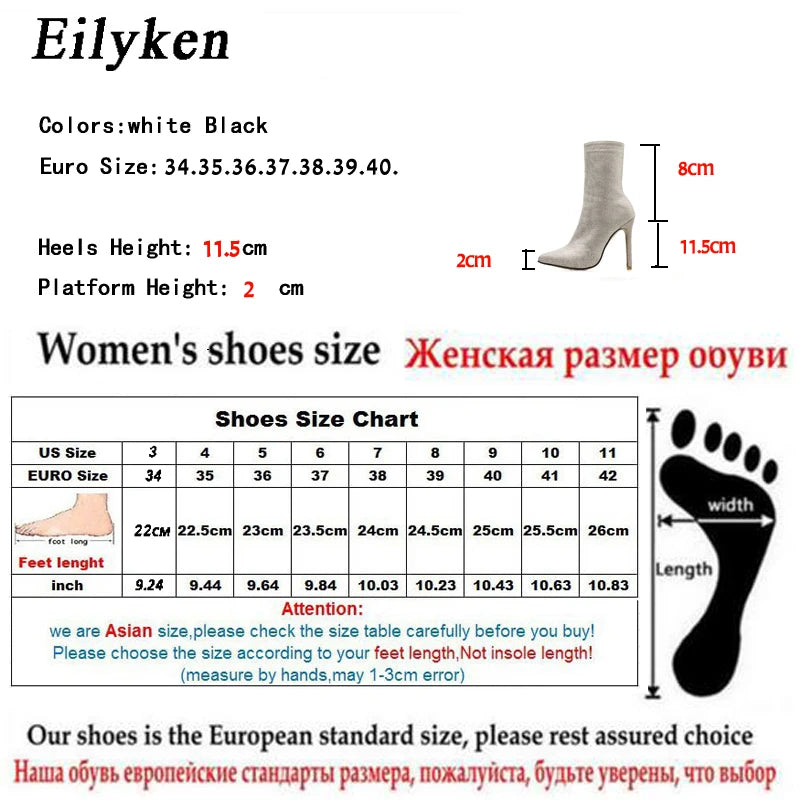 Plus Size 35-42 Woman Ankle Boots Rhinestones High Heels Shoes Zipper Pointed Toe Sexy Motorcycle Booties For Females