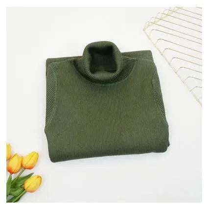 New Autumn Winter Women Knitted Dress Turtleneck Sweater Dresses Lady Slim Bodycon Long Sleeve Bottoming Dress Vestidos PP003 green One Size