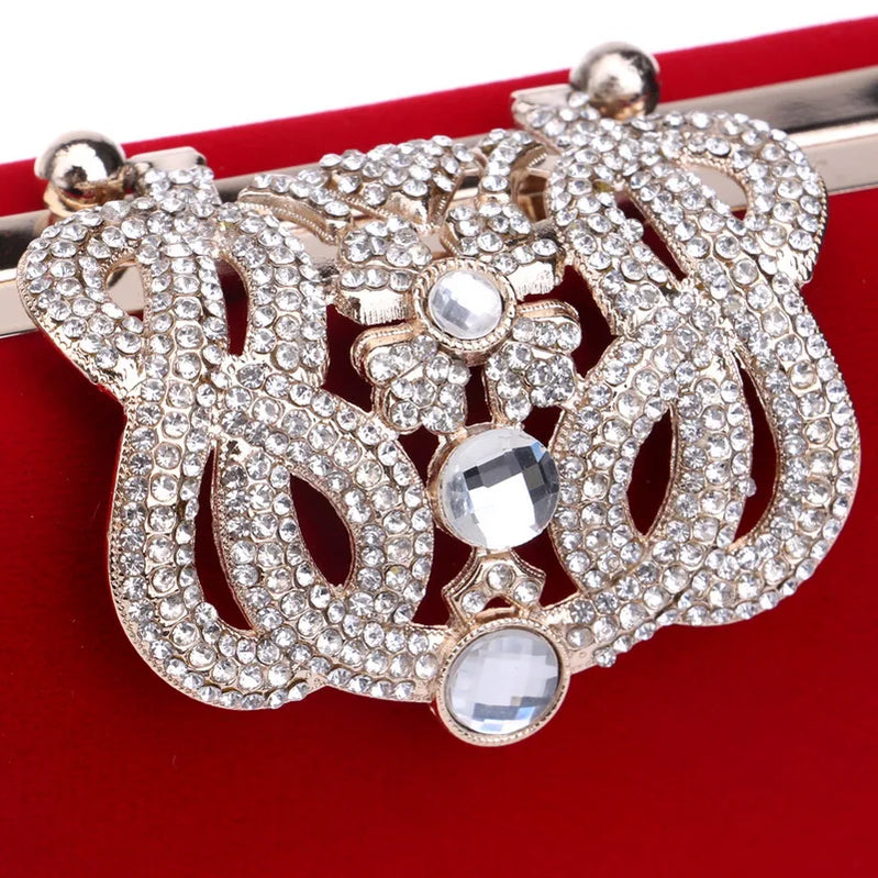 Clutch evening bags Crown rhinestones evening bags purse shoulder bag for wedding Diamonds Lady Purse Mini Evening Bags
