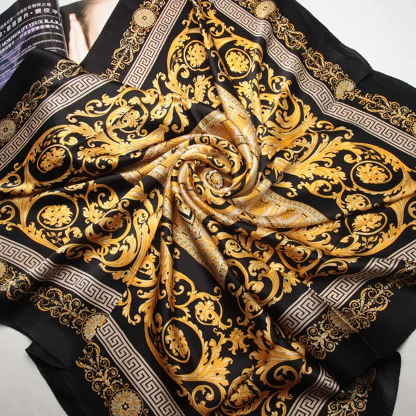 [SLKSCF] 88X88CM Large square silk georgette satin scarves mulberrysilk scarf women's square scarfs capes FREE SHIPPING