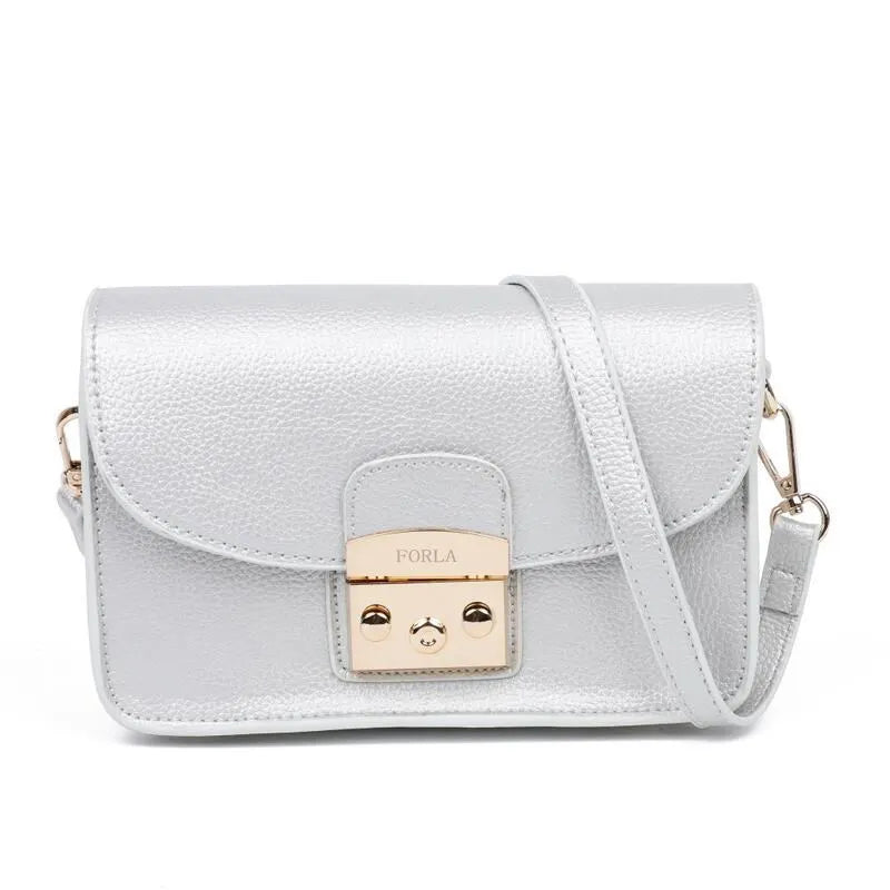 Luxury Quality Plush Crossbody Bags For Women Designer Brand Small Handbags Chain Shoulder Messenger Bags Ladies Purser Hand bag silver