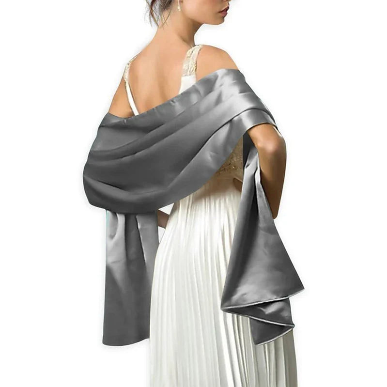 19 Colors Wrap Shaw Long Formal Wedding Party Ladies wrap shawl Elegant Evening Bridal shawl wrap fashion brand scarves silver