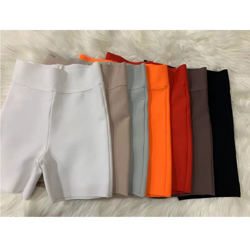Women Sports Outfit Female Yoga Gym Fitness Black Gray White Running Rayon Bandage Shorts Pants