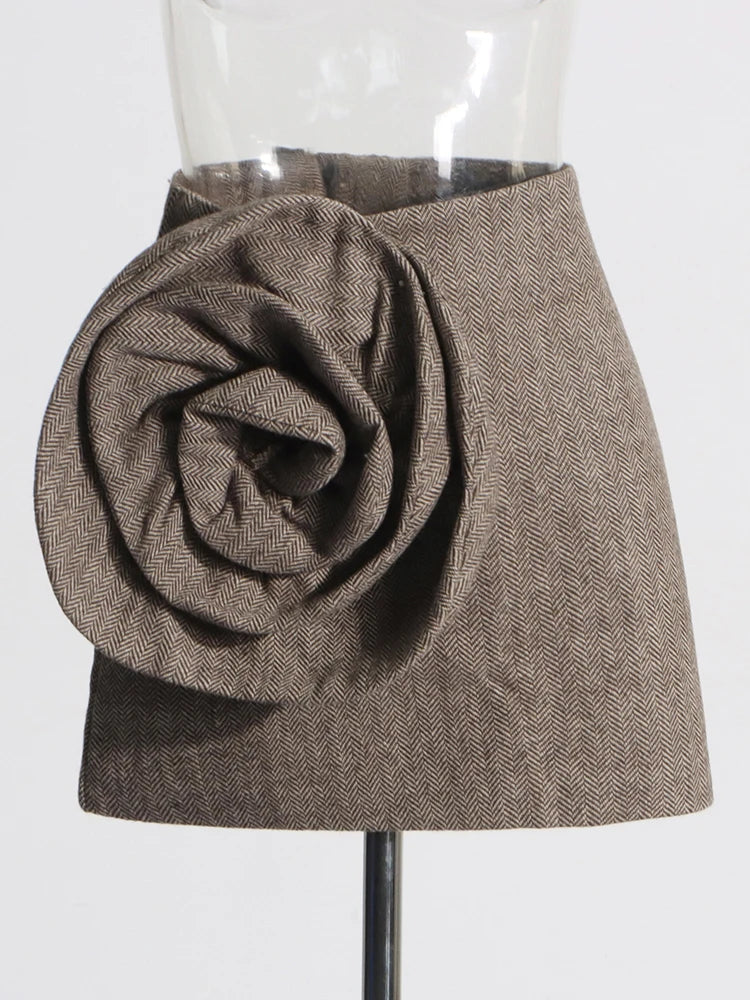 TWOTWINSTYLE Patchwork Appliques Blazer For Women Notched Collar Long Sleeve Spliced Button Detachable Blazers Female Fashion