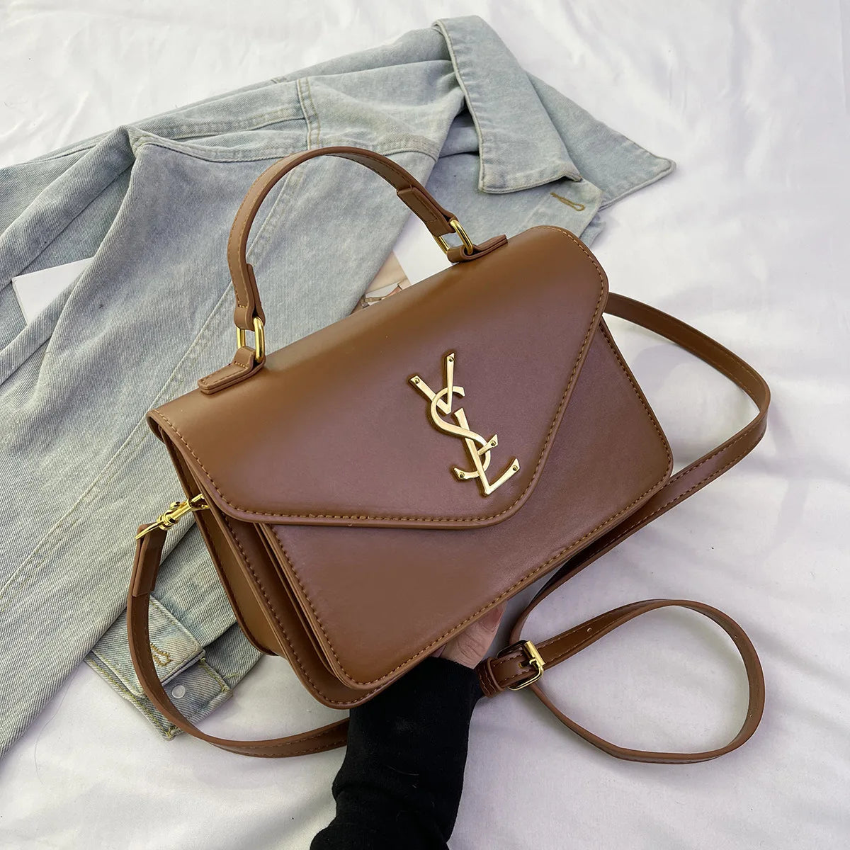 2025 New Retro Small Square Bag Leisure Bag Single Shoulder Crossbody Bag Versatile Commuter Postman Bag