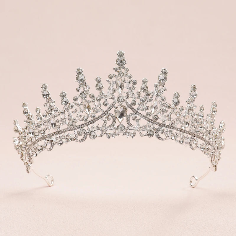 Bridal Headwear - A Golden Lady Fashion Wedding Princess Imitation Pearl Classic Tiaras Girl Luxurious Birthday Crown TS-0002-I