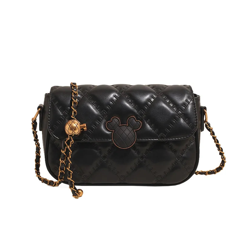 Trendy Rhombus Chain Women'S Shoulder Bag Versatile Fashionable Small Square Bag Underarm Bag High-End Feel New 2025 Model