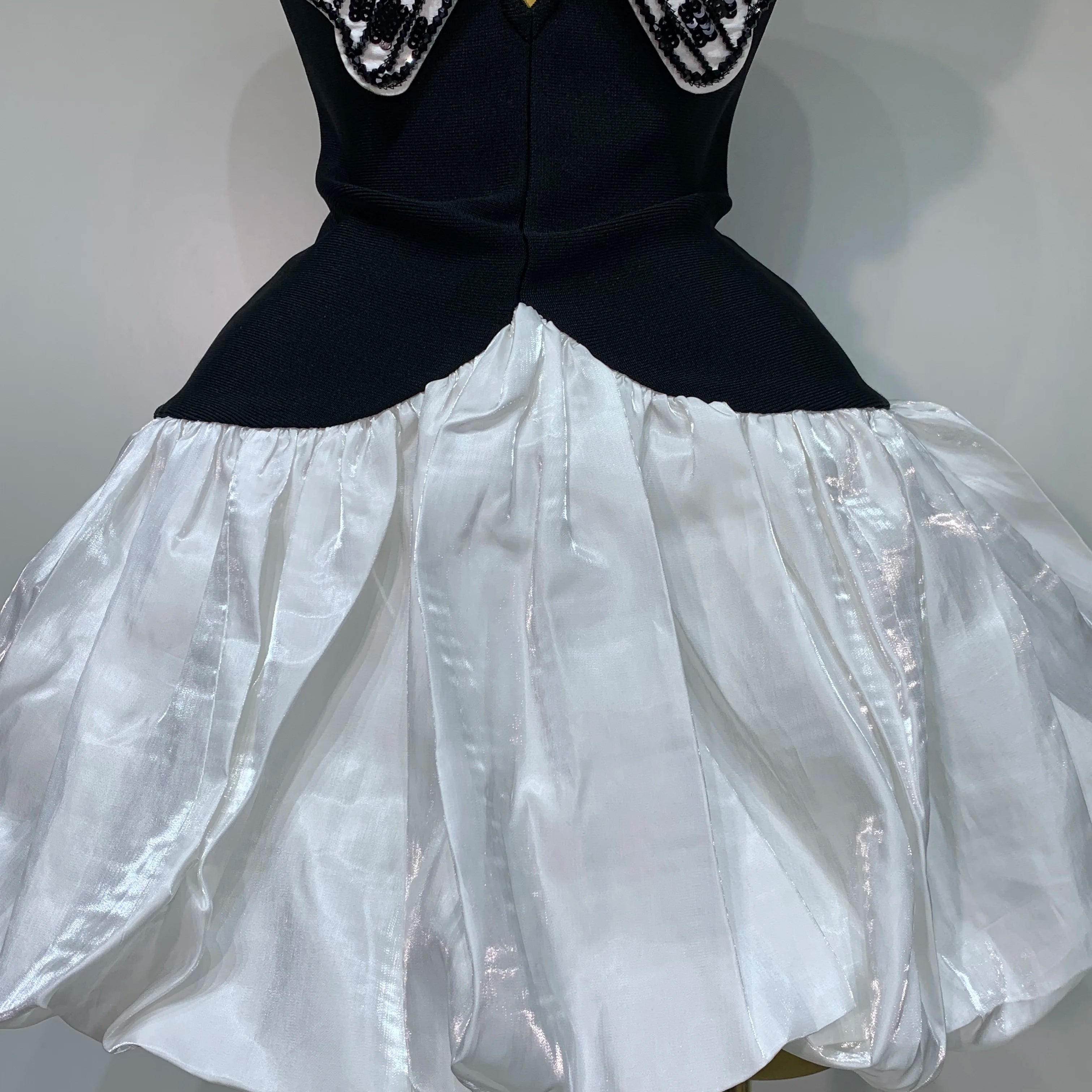 Elegant Evening Party Bandage Dress Sexy Backless Butterfly Sequin Designer Women Luxury Birthday Celebrity Fashion Show Dresses