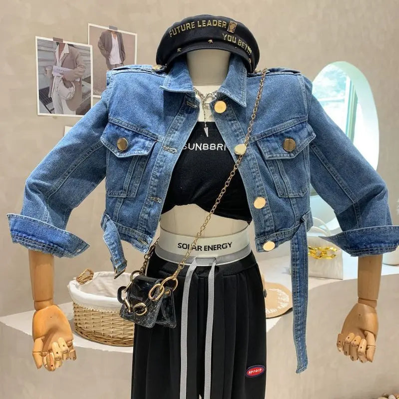 2020 spring summer autumn new women fashion casual Denim Jacket woman female OL streetwear Aq29