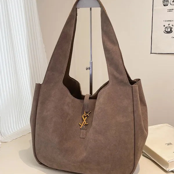 2025 New Women's Large Tote Bag - Elegant PU Leather Shoulder Purse, Spacious Work Commuter Bag, Versatile Casual Chic