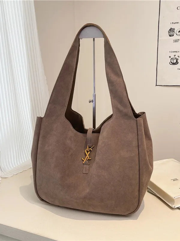 2025 New Women's Large Tote Bag - Elegant PU Leather Shoulder Purse, Spacious Work Commuter Bag, Versatile Casual Chic