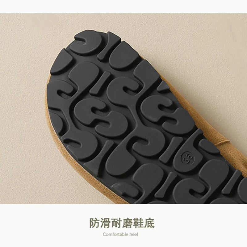 spring women's outdoor shoes Mules Slippers Ladies' casual flat shoes Work shoes Boat shoes Large sizes 41-43