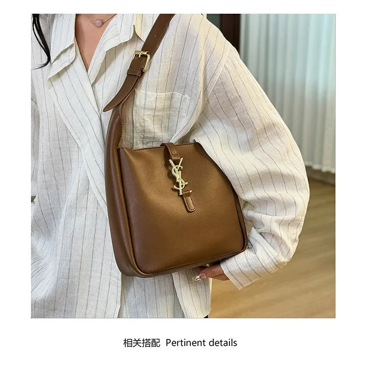 2025 Luxury Bucket Bag Crossbody - Elegant Women's Shoulder Bag for Work, Daily Use & Fashion, Versatile Tote Purse