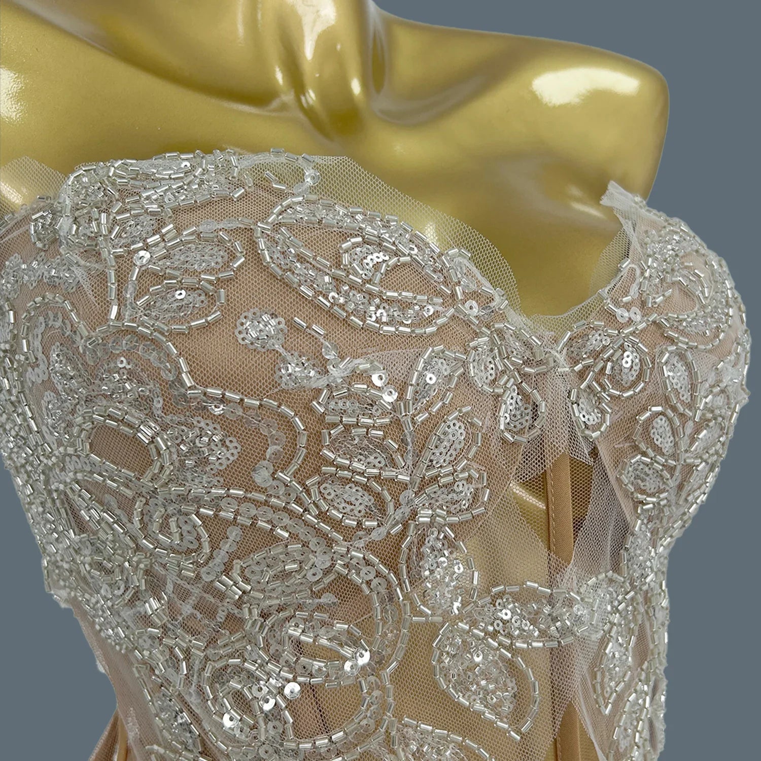 Glitter 2-Pieces Cocktail Dress Luxury 2024 Shining Silver Sequins Top Long Skirt Outfits Set Stage Celebrate Outfit Liangpi