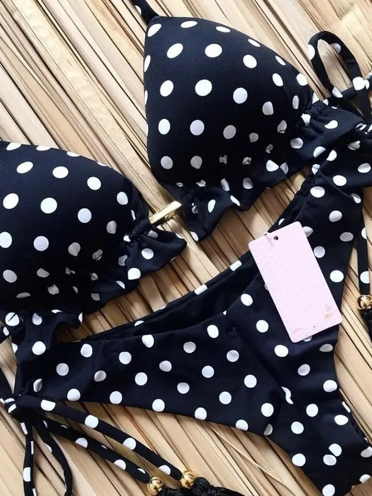 RUOTONGSEPT Bikini Women's Swimsuit 2022 New Swimwear Female Sexy Bikinis Set Push up Swimming for Bathing Suit Women Swimsuits yuan dian