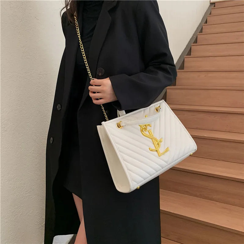 Luxury Brand Women's Handbag, Designer Leather Shoulder Bag For Elegant Ladies, Crossbody Bag Practical Choice