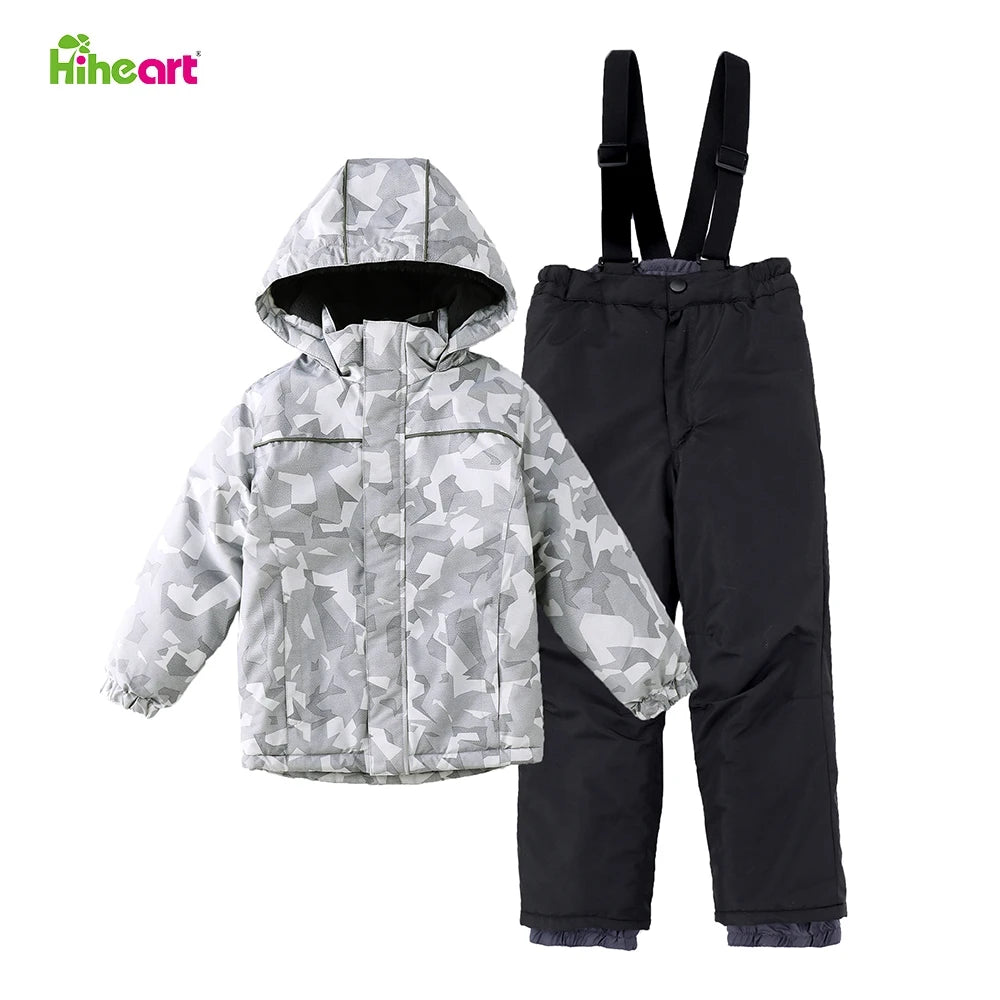 3-12T Children Ski Suits Boys Girls Ski Jackets Pants -30 Degrees Kids Winter Snowboard ski Jacket Waterproof Snow Suits 11 United States