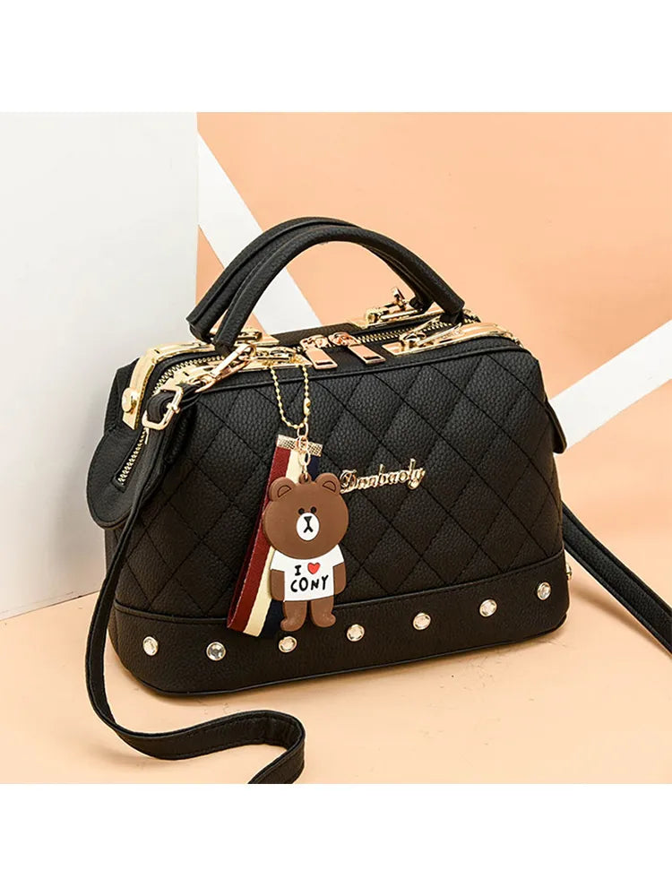 Ladies Handbags Bags Waterproof Shoulder Designer Luxury Crossbody Women Handbags CLK-W577black