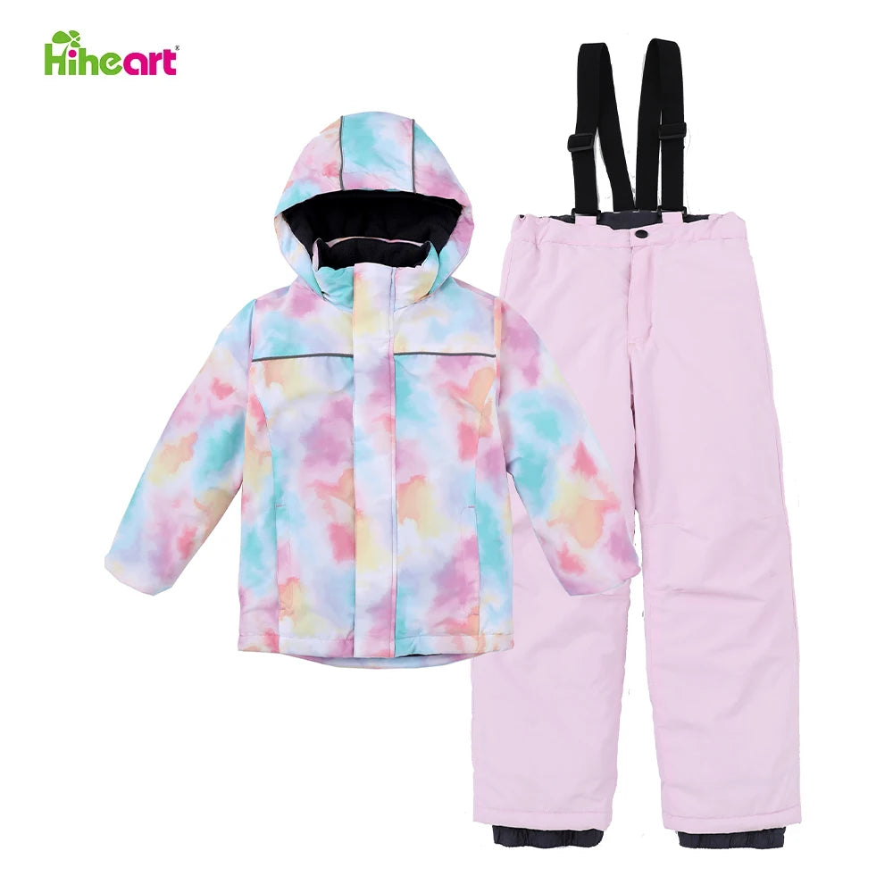 3-12T Children Ski Suits Boys Girls Ski Jackets Pants -30 Degrees Kids Winter Snowboard ski Jacket Waterproof Snow Suits 6 United States