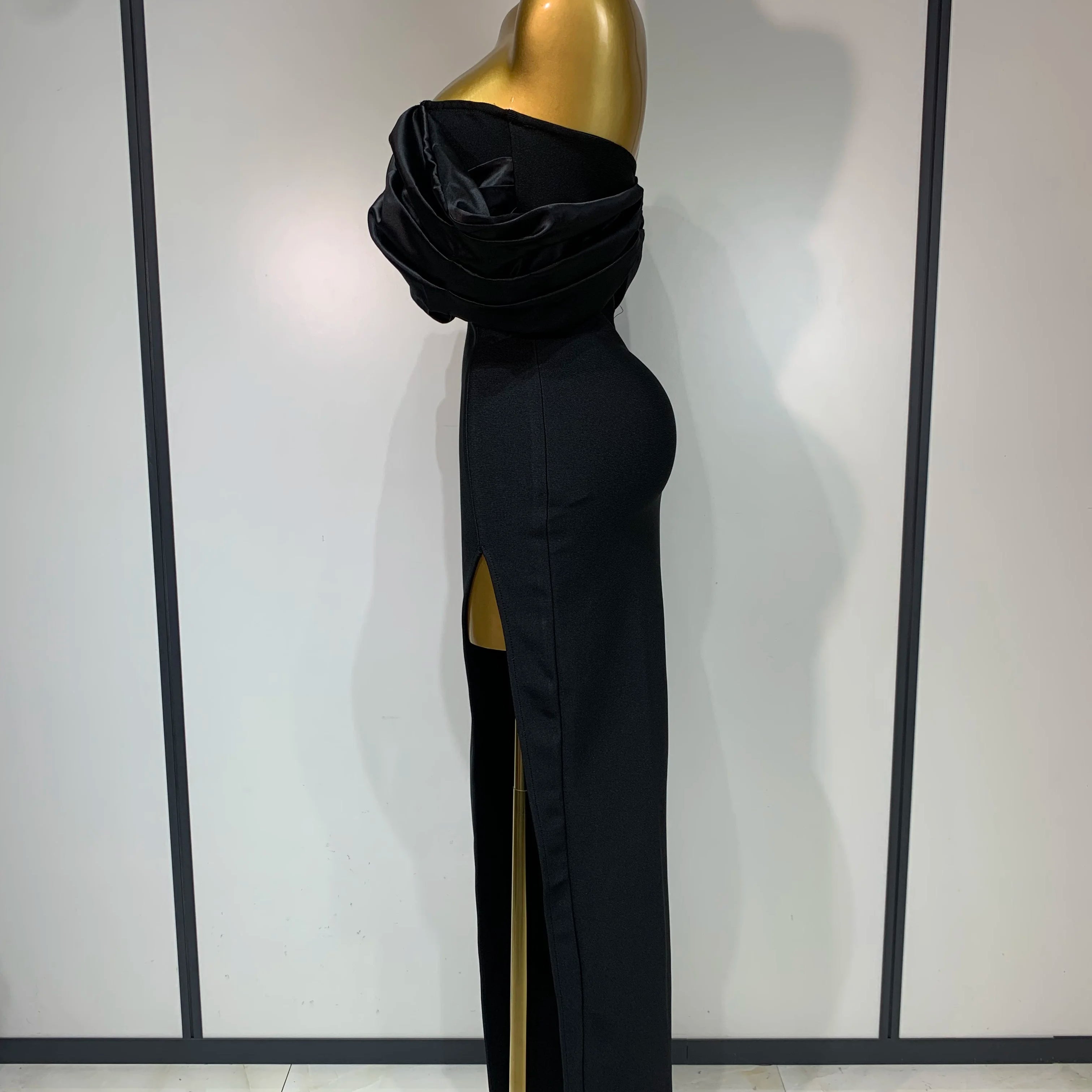 Women Sexy Off Shoulder Satin Patchwork Ruched Bodycon Bandage Dress Elegant wedding Guest Dress Evening Party Birthday Dress