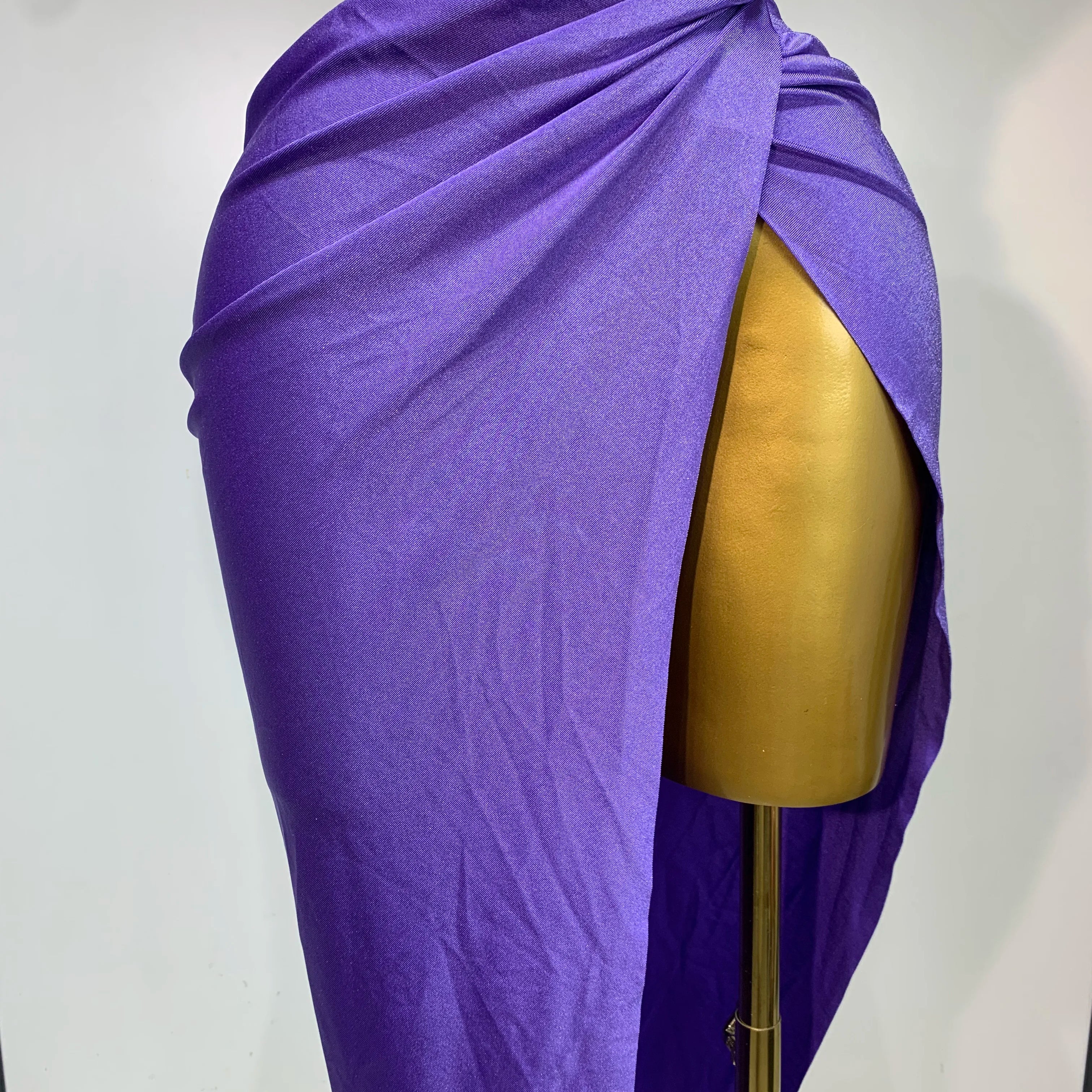 Ensemble deux pièces sexy pour femme, avec cristaux étirés et diamants, pour boîte de nuit, chanteuse, danseuse, spectacle sur scène, soirée, jupe