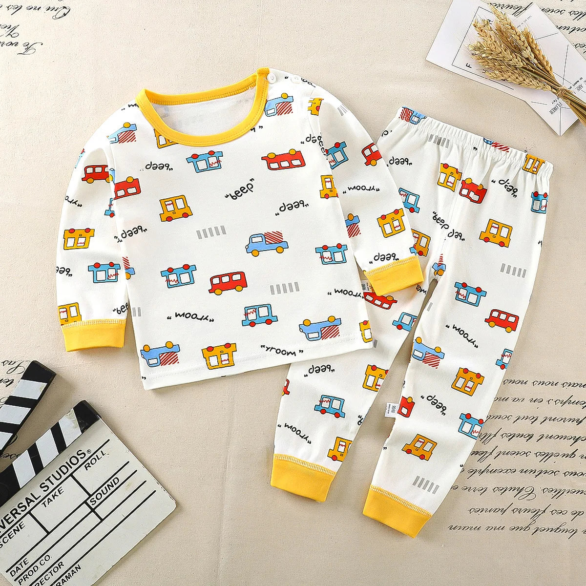 Kids Clothes Children Sets Children's Clothing Boys Girls Cotton Autumn winter Clothing Pants Sleepwear Underwear Christmas Gift Style9