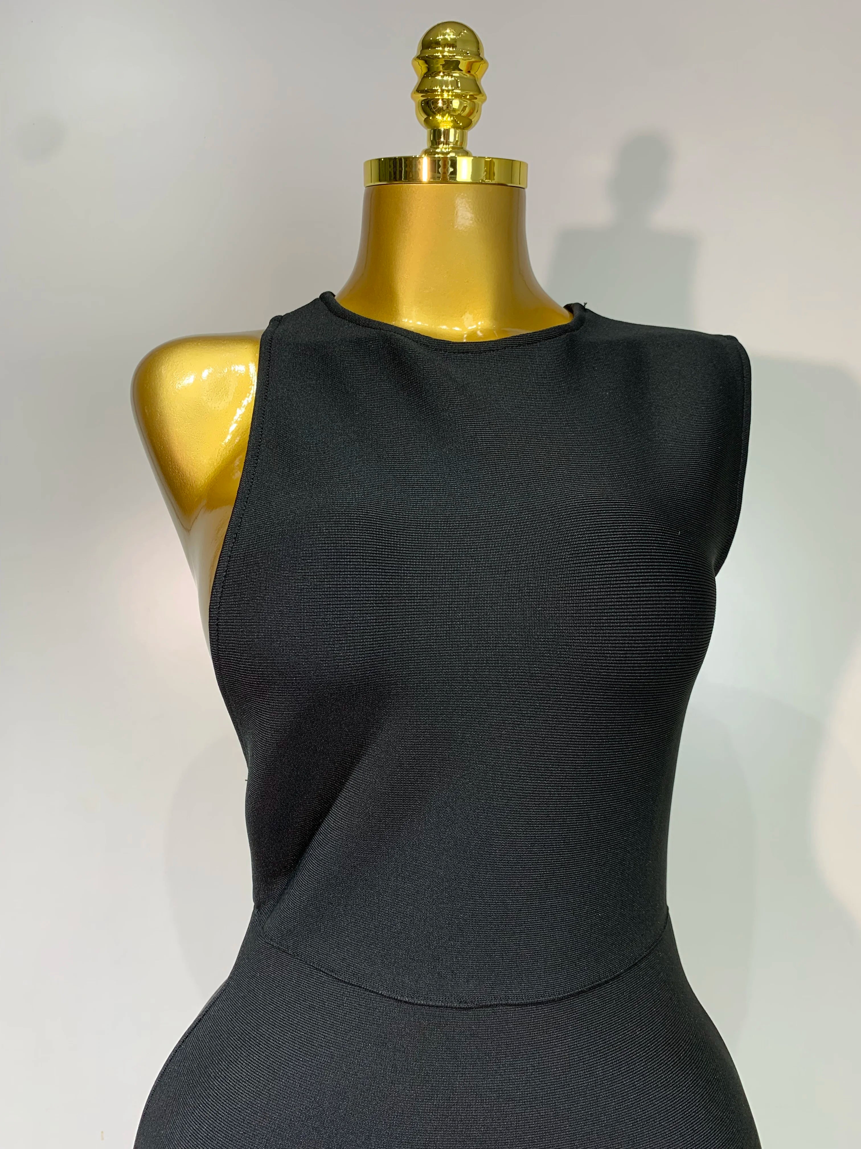 Women Sexy Backless Design Sleeveless Bodycon Bandage Dress 2025 Celebrity Elegant Evening Club Party Luxury Birthday Dresses