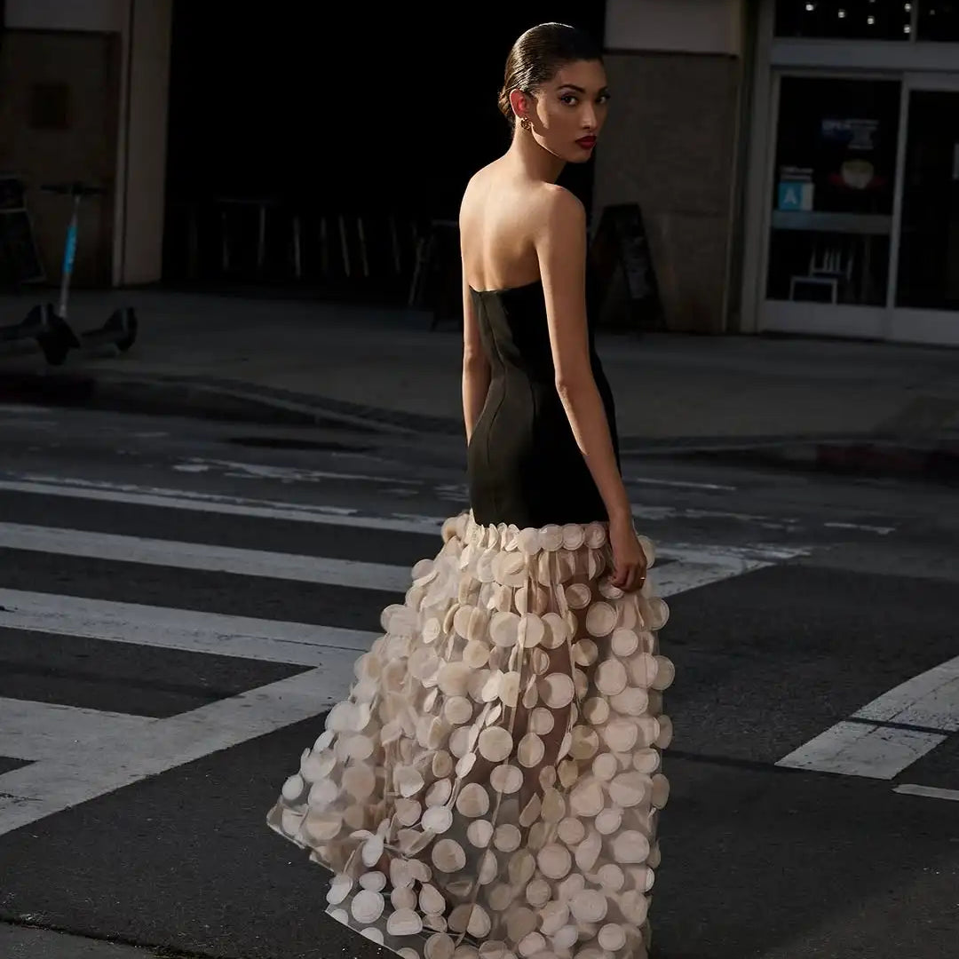 Women Sexy Off the Shoulder Florlas Mesh Long Maxi Dress Celebrate Birthday Party Evening Outfit Vestido