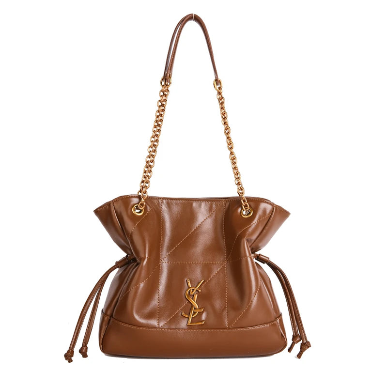 Premium Designer Inspired Shoulder Bag Women, Elegant Leather Crossbody Messenger Purse Tote Handbag Classic Style