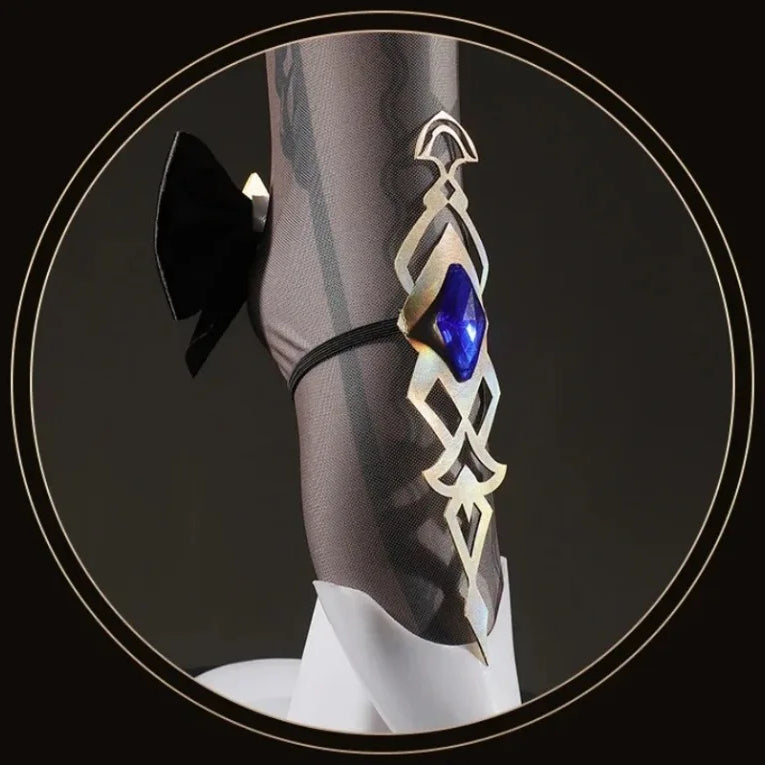 Navia Genshin Impact Cosplay Costume Wig Dress Uniform Fontaine Spina Di Rosula Hat Clorinde Halloween Costumes for Women