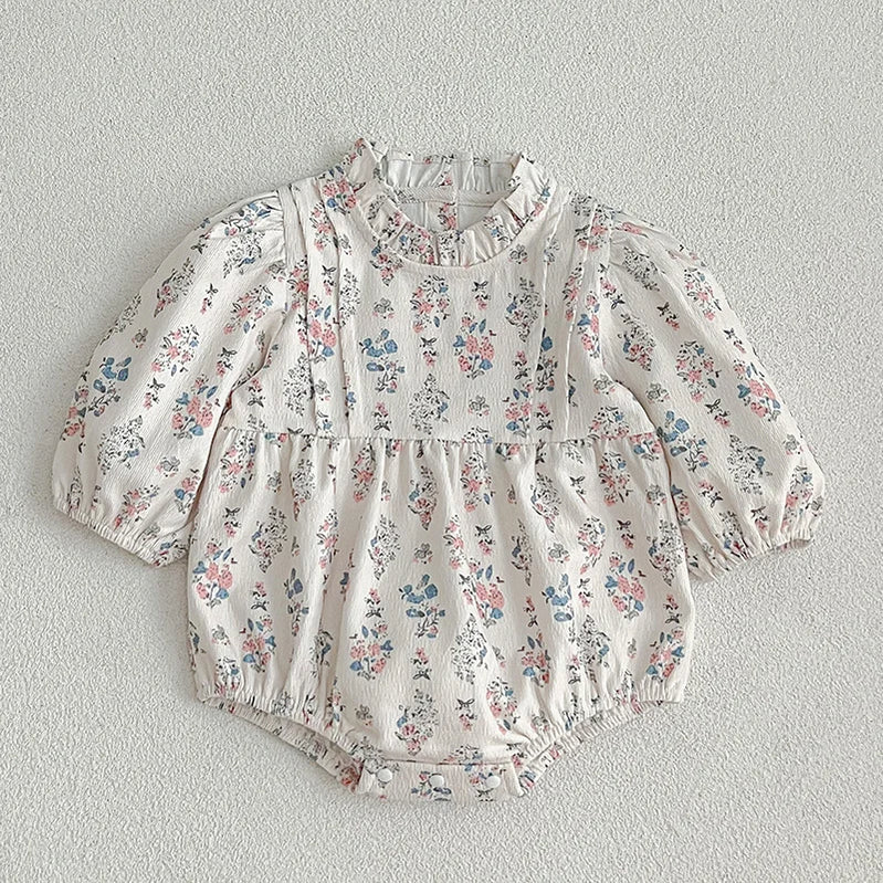 Baby Girls Clothes Autumn Toddler Baby Rompers Princess Dress Red Long Sleeves Girls Dress Christmas Sister Clothing A6058-romper