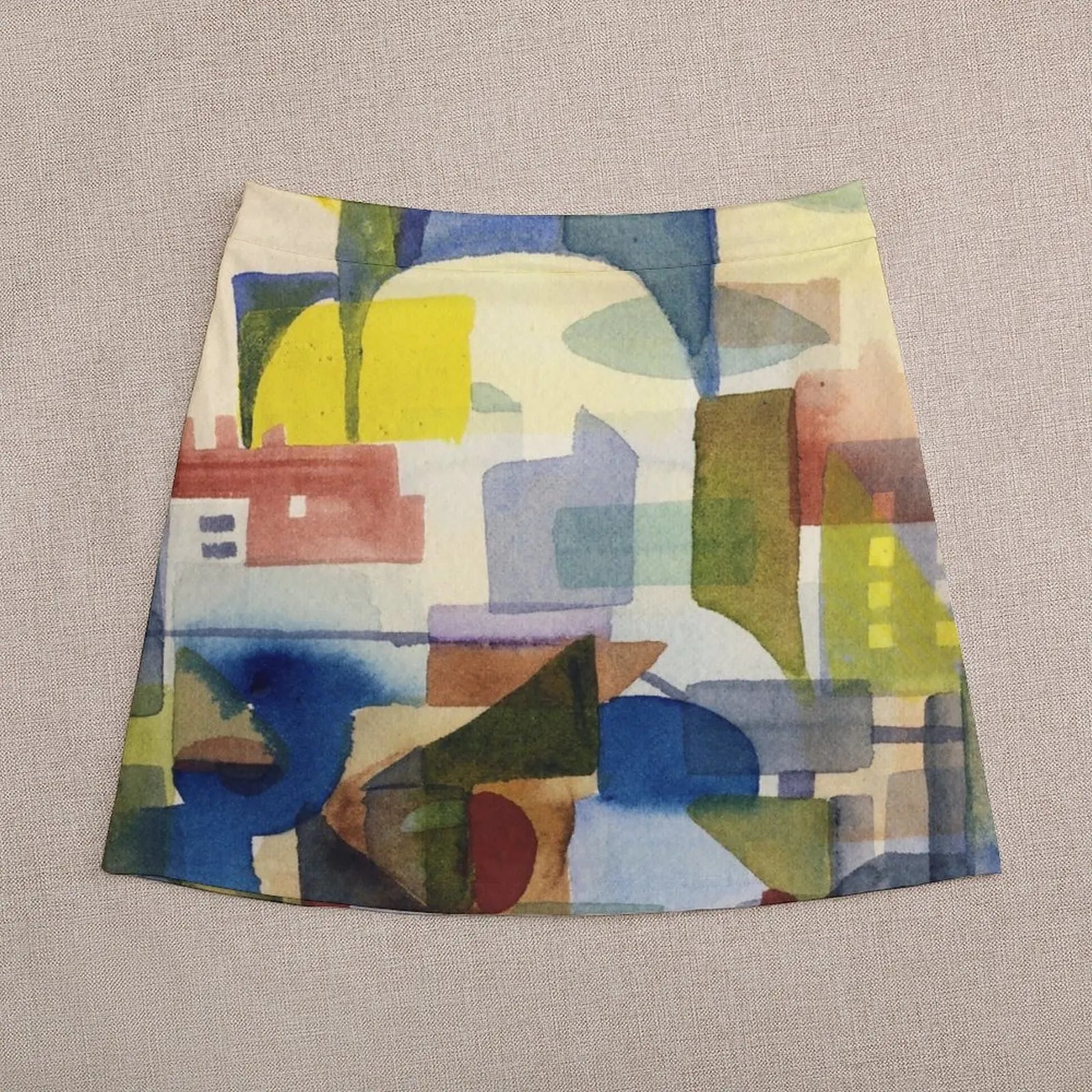 Cityscape with Clouds Mini Skirt luxury designer clothing women skirts summer woman micro mini skirt extreme